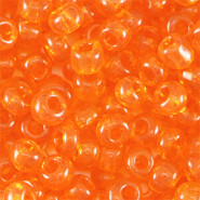 Glas rocailles kralen 6/0 (4mm) Transparent orange